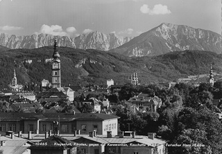 Klagenfurt gegen Karawanken - Klagenfurt am Wörthersee - alte historische Fotos Ansichten Bilder Aufnahmen Ansichtskarten 