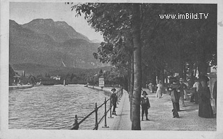 Salzkammergut, Bad Ischl, Esplanade - alte historische Fotos Ansichten Bilder Aufnahmen Ansichtskarten 