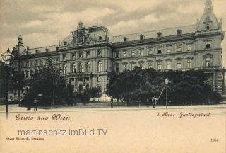 Wien, Justizpalast  - Wien - alte historische Fotos Ansichten Bilder Aufnahmen Ansichtskarten 