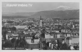 Klagenfurt vom Kreuzbergl - alte historische Fotos Ansichten Bilder Aufnahmen Ansichtskarten 