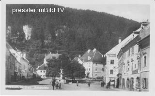 Friesach Hauptplatz - alte historische Fotos Ansichten Bilder Aufnahmen Ansichtskarten 