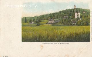 Klagenfurt - Blichrichtung Kreuzbergl - alte historische Fotos Ansichten Bilder Aufnahmen Ansichtskarten 