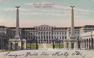Wien, Schönbrunn, Kaiserliches Lustschloss - alte historische Fotos Ansichten Bilder Aufnahmen Ansichtskarten 