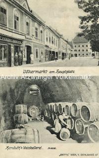 Völkermarkt, Kanduths Weinkellerei - Kärnten - alte historische Fotos Ansichten Bilder Aufnahmen Ansichtskarten 
