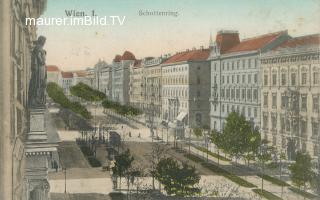 Wien - Schottenring - Wien - alte historische Fotos Ansichten Bilder Aufnahmen Ansichtskarten 