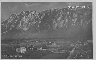 Arnoldstein mit Blick auf Bahnhof - Villach Land - alte historische Fotos Ansichten Bilder Aufnahmen Ansichtskarten 