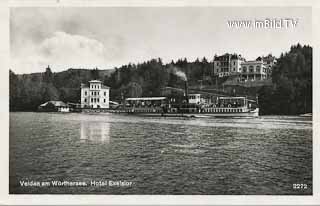 Hotel Excelsior - Villa Miralago - Villach Land - alte historische Fotos Ansichten Bilder Aufnahmen Ansichtskarten 