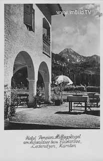 Hotel Mittagskogel - Villach Land - alte historische Fotos Ansichten Bilder Aufnahmen Ansichtskarten 