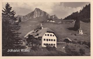 Plöckenhaus gegen Tischelwangerkofel - Kötschach-Mauthen - alte historische Fotos Ansichten Bilder Aufnahmen Ansichtskarten 