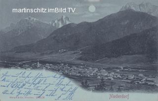Niederdorf-Mondscheinkarte - Bozen - alte historische Fotos Ansichten Bilder Aufnahmen Ansichtskarten 