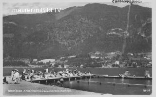 Annenheim von der Südseite des Ossiachersees - Kärnten - alte historische Fotos Ansichten Bilder Aufnahmen Ansichtskarten 