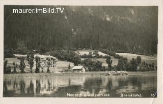 Neusach am Weissensee - Strandhotel - Spittal an der Drau - alte historische Fotos Ansichten Bilder Aufnahmen Ansichtskarten 