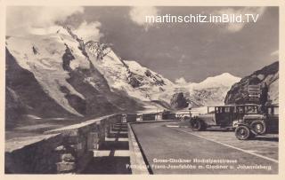 Großglockner, Parkplatz Franz-Josefshöhe - alte historische Fotos Ansichten Bilder Aufnahmen Ansichtskarten 