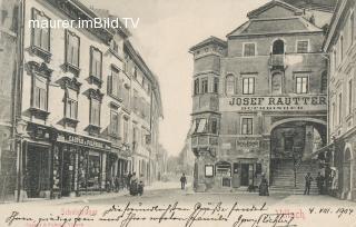 Villach - Rautterhaus - Hauptplatz - alte historische Fotos Ansichten Bilder Aufnahmen Ansichtskarten 