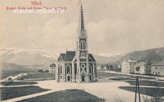 Evangelische Kirche - Villach(Stadt) - alte historische Fotos Ansichten Bilder Aufnahmen Ansichtskarten 