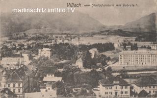 Blick vom Stadtpfarrturm nach Völkendorf - Kärnten - alte historische Fotos Ansichten Bilder Aufnahmen Ansichtskarten 