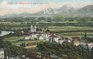 Blickrichtung Perau - Villach - alte historische Fotos Ansichten Bilder Aufnahmen Ansichtskarten 