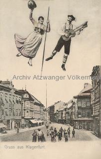 Klagenfurt Alter Platz - Alter Platz - alte historische Fotos Ansichten Bilder Aufnahmen Ansichtskarten 