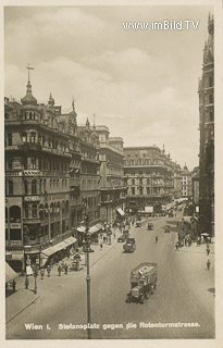 Wien - Stephansplatz - alte historische Fotos Ansichten Bilder Aufnahmen Ansichtskarten 