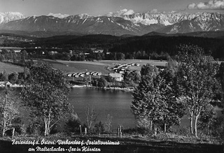 Feriendorf am Maltschachersee - Feldkirchen - alte historische Fotos Ansichten Bilder Aufnahmen Ansichtskarten 