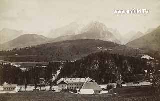 Bahnhof in Tarvis - Europa - alte historische Fotos Ansichten Bilder Aufnahmen Ansichtskarten 
