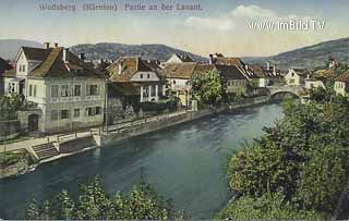 Partie an der Lavant - Europa - alte historische Fotos Ansichten Bilder Aufnahmen Ansichtskarten 