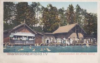Velden, Schwimmschule Hotel Ulbing - Kärnten - alte historische Fotos Ansichten Bilder Aufnahmen Ansichtskarten 