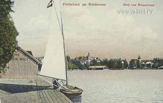 Pörtschach - Werzerstrand - Klagenfurt Land - alte historische Fotos Ansichten Bilder Aufnahmen Ansichtskarten 