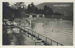 Pörtschach Strandbad - Klagenfurt Land - alte historische Fotos Ansichten Bilder Aufnahmen Ansichtskarten 