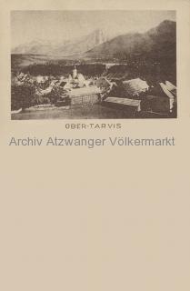 Ober-Tarvis, Ortsansicht - Friaul Julisch Venetien - alte historische Fotos Ansichten Bilder Aufnahmen Ansichtskarten 