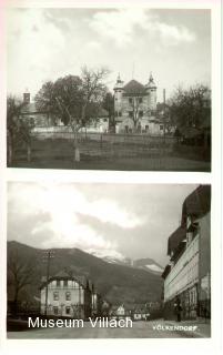 Schloss Werthenau in Völkendorf - alte historische Fotos Ansichten Bilder Aufnahmen Ansichtskarten 