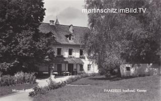 Faakersee, Inselhotel - Villach Land - alte historische Fotos Ansichten Bilder Aufnahmen Ansichtskarten 