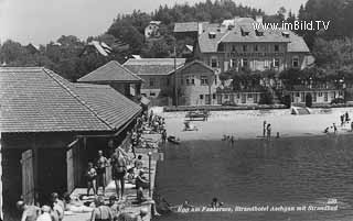 Strandhotel Aschgang - Villach - alte historische Fotos Ansichten Bilder Aufnahmen Ansichtskarten 