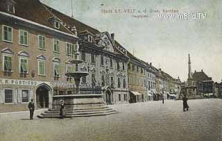 Hauptplatz von St. Veit - alte historische Fotos Ansichten Bilder Aufnahmen Ansichtskarten 