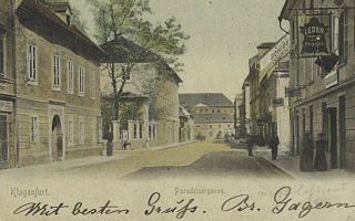 Paradeisergasse - Kärnten - alte historische Fotos Ansichten Bilder Aufnahmen Ansichtskarten 