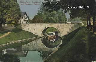 Lendkanal + Dampfer Loretto - Kärnten - alte historische Fotos Ansichten Bilder Aufnahmen Ansichtskarten 