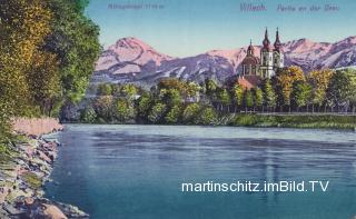 Villach Heiligenkreuz Kirche - alte historische Fotos Ansichten Bilder Aufnahmen Ansichtskarten 