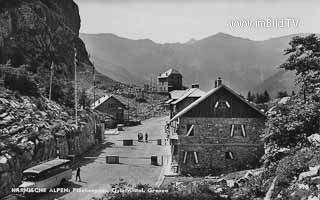 Grenzübergang Plöckenpass - Plöcken - alte historische Fotos Ansichten Bilder Aufnahmen Ansichtskarten 