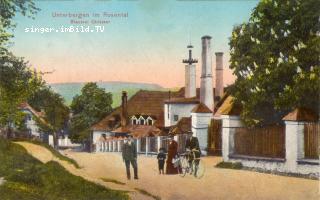 Unterbergen Brauerei Oblasser - Europa - alte historische Fotos Ansichten Bilder Aufnahmen Ansichtskarten 