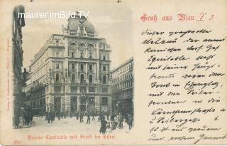 Palais Equitable - Stock im Eisen Platz - Wien,Innere Stadt - alte historische Fotos Ansichten Bilder Aufnahmen Ansichtskarten 