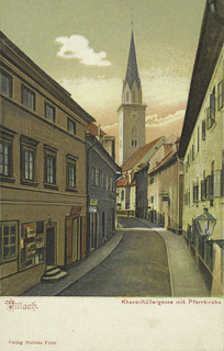 Khevenhüllergasse - Villach(Stadt) - alte historische Fotos Ansichten Bilder Aufnahmen Ansichtskarten 