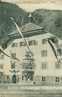 Atzwang Postgasthof - Europa - alte historische Fotos Ansichten Bilder Aufnahmen Ansichtskarten 