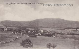 St. Andrä im Lavanttal mit Koralpe - Europa - alte historische Fotos Ansichten Bilder Aufnahmen Ansichtskarten 