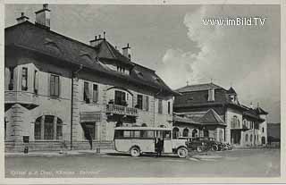 Bahnhof in Spittal an der Drau - alte historische Fotos Ansichten Bilder Aufnahmen Ansichtskarten 