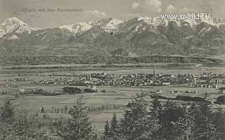 Blick auf Villach - Kärnten - alte historische Fotos Ansichten Bilder Aufnahmen Ansichtskarten 