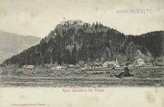 Gratschach und Burgruine Landskron - alte historische Fotos Ansichten Bilder Aufnahmen Ansichtskarten 