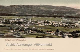 Villach mit Völkendorf  - Europa - alte historische Fotos Ansichten Bilder Aufnahmen Ansichtskarten 