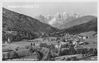 Thörl Maglern mit Wischberggruppe - Villach Land - alte historische Fotos Ansichten Bilder Aufnahmen Ansichtskarten 