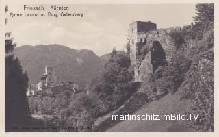 Friesach, Ruine Lavant und Geiersberg - Oesterreich - alte historische Fotos Ansichten Bilder Aufnahmen Ansichtskarten 
