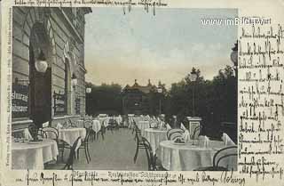 Musiksäle - Restauration Schützenauer - Kärnten - alte historische Fotos Ansichten Bilder Aufnahmen Ansichtskarten 